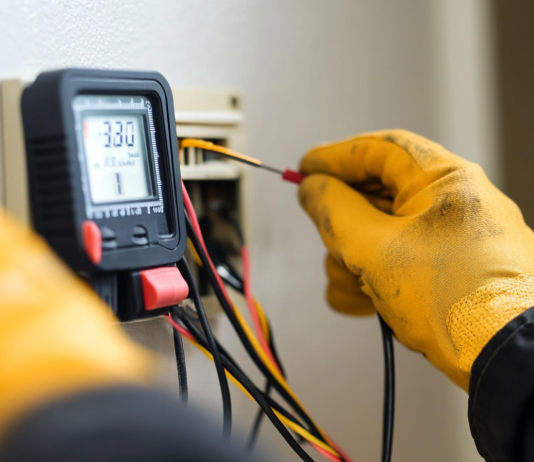 Сборка и установка щитка учёта электроэнергии