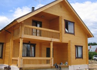 Дом из бруса в средней полосе РФ Дом из бруса