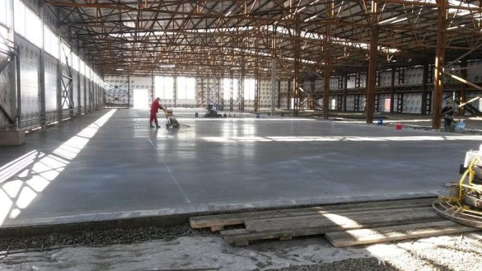 Устройство промышленных полов